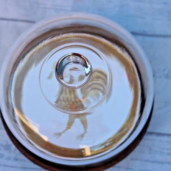 MCM Cheese Charcuterie Serving Board With 7" Glass Dome - Picture 12 of 12